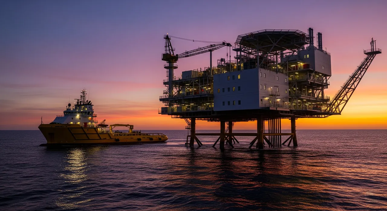 Oil and gas industrial facility